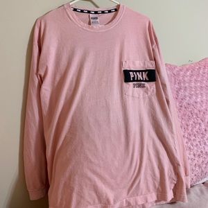 Light pink LS PINK brand shirt